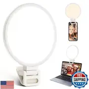ACMEZING Upgraded Full Screen Ring Light 60 LED Side Emitting Anti-Glare Clip