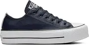 [Converse] Women's Anodized Metals Platform Chuck Taylor All Star Obsidian/White/Black 570453C