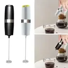 Electric Milk Frother Compact Coffee Blender for Egg Hot Chocolate Latte
