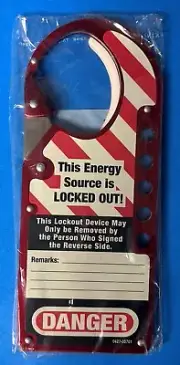 Master Lock 427 Lockout Hasp (Danger This Energy Source is Locked Out)