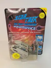 Star Trek The Next Generation Innerspace Shuttlecraft Goddard Mini Playset, New!