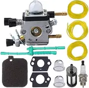 Sahkgye BG55 Carburetor for BG45 BG65 BG85 Leaf Blower Zama C1Q-S68 C1Q-S68G with Air Filter Tune Up Kit