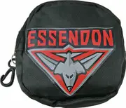 Essendon Bombers AFL Foldaway Shopping Grocery Tote Carry Bag Pouch Key Chain