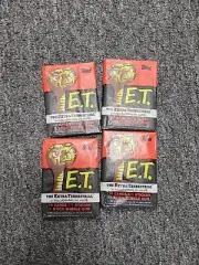 1982 Topps E.T. Wax FourPacks each pack w/ 10 cards Unopened Factory Sealed CA