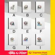 PASSPORT ITINERARY ORGANIZER|CLUMBER SPANIEL DOG PUPPY CANINE WATERCOLOR ART #1