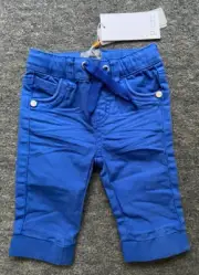 Pumpkin Patch Size 000 Cobalt Blue 0-3m Chino Jeans Pants BNWT RRP $ 24.95