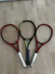 (3) 2023 Yonex VCORE 98 tennis racket