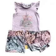 Peter Alexander Baby Girl Disney Princess Pyjama Set Size 1 (12-18 months) New