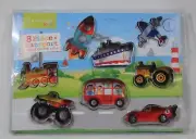 COOKSMART KIDS SMALL 8 PIECE TRANSPORTATION COOKIE CUTTER SET NEW IN PACKAGE