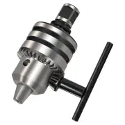 3mm-16mm Magnetic Drill Chuck Adapter B16 Thread 3/4 Weldon Shank with Chuck Key