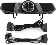 Car Digital Speedometer Fit for Porsche MACAN 2014 2015 2016 2017 2018 2019 2020 Car Dashboard Instrument Panel Upper Cover Chronometer Boost Gauge(Black)