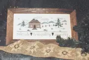 "A Stitcher's Retreat" Solitude Tranquility Serenity X-Stitch Pattern w/ Buttons