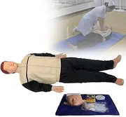 CHROX PVC Cardiopulmonary Resuscitation Model,CPR Training Dummy Manikin -First Aid Adult for Artificial Respiration Chest Compressions Teaching
