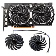 Graphics Card Cooling Fan PLD09210S12HH Spare Parts for MSI RX6600 8GB ARMOR V1