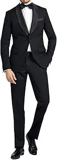 [LP-FACON] Mens Sky Daniel Prom Party Wear Midnight Blue Wedding 2 Piece Tuxedo Suit