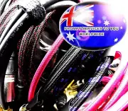 From OZ Quality 8PC CUSTOM XLR RCA BANANA MALE FEMALE Patch Lead Cable Braided