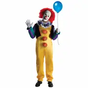 Pennywise IT The Movie Deluxe Horror Clown Halloween Men Costume