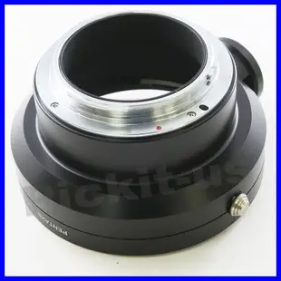 Pentax 67 P67 6x7 PK67鏡頭轉佳能Canon EOS EF單眼機身腳架轉接環1DX 5DS 5DSR