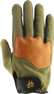 Helstons Dune Motorcycle Gloves, green-orange, Size 2XL for Men Green Orange