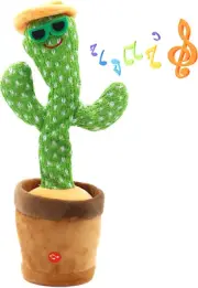 Dancing Singing Mimicking Cactus Toy Parrot Cactus That Can Sing and Dance