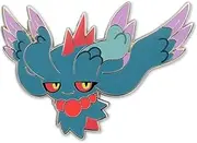 Center: Flutter Mane Pokémon Pin, One Size Only, Zinc alloy / hard enamel, no gemstone