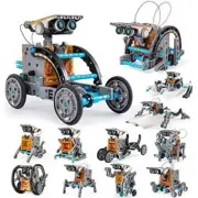 12-in-1 Science Solar Robot Kit for Kids,STEM Educational DIY Solar Powered