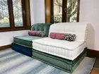 French tufted Daybed Mah Jong Sofa Modular Sofa Couch White Green Whole Full Set