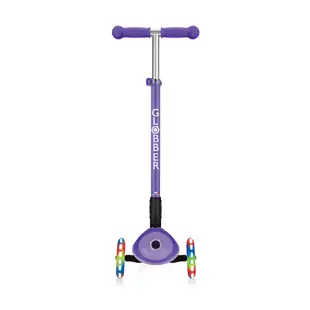 GLOBBER 2合1三輪折疊滑板車經典版(LED發光前輪)-紫羅蘭