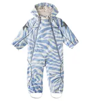 [Molo] Molo Baby Pyxis zebra-print ski overall M 24 blue