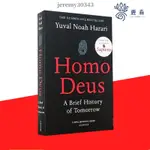 優選🍀 未來簡史 英文原版 HOMO DEUS:A BRIEF HISTORY OF TOMORROW HARAR