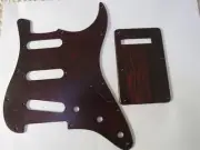 SSS Pickguard and Backplate rosewood wood for FD ST Style Guitar