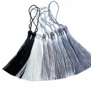 30X neutral color Fringe Tassel Sewing Decor Hanging Craft Trim Pendant Bookmark