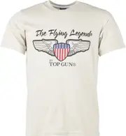Top Gun Fly high, t-shirt , color: Beige , size: S