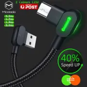MCDODO Fast USB Cable Heavy Duty Charging Syn Charger Micro-USB 90 Degree Angle
