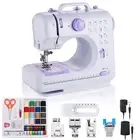 Sewing Machine Portable mini Electric Sewing Machine for beginners 12 Built-i...