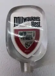 Milwaukee's Best Beer Tap Bar Handle Lucite 4"