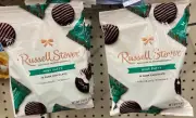 Russell Stover *MINT PATTY" in Dark Chocolate Candy- {LOT OF 2 BAGS}