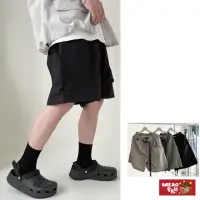 在飛比找momo購物網優惠-【AMERO】男裝 古著工作短褲(男裝 女裝 古著 工作褲 