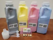 (450g/400g) 4 Toner Refill for Konica Minolta MagiColor 8650 DN + 4 Chips (220v)