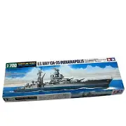 Tamiya Water Line Series U.S. Navy CA-35 Indianapolis Model Kit 1/700 Scale