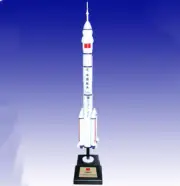 1:85 90CM China Long March CZ-2F Carrier Rocket Diecast Aerospace ​Model
