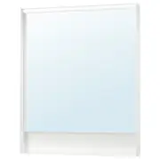 FAXÄLVEN mirror with built-in lighting, 80x95 cm