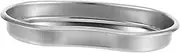 FUNOMOCYA Tattoo Tray Stainless Steel Service Tray Tattoo Equipment Storage Salon Stations for Hair Stylist Bathroom Organizer Plate Working Lab Pan Stainless Steel Silver