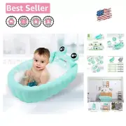 Inflatable Baby Bathtub and Toddler Pool with Ergonomic Seating Options