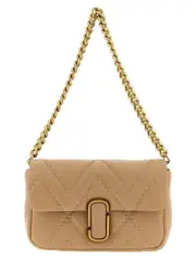 [Marc Jacobs] Marc Jacobs-The Quilted Leather J Marc Borse A Spalla Beige-Donna OS