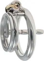 Male Bondage Hollow Chastity Cage Penis Ring Metal Beginner Cage Chastity Lock Sex Toys Chastity Device