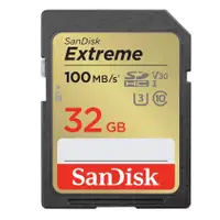 在飛比找蝦皮購物優惠-新版 V30 SanDisk Extreme SD 32GB