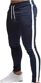 [Generic] Men Colorful Pants Casual Pants Men's Solid Color Versatile Running Training Fitness Pants House 6