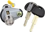 QASULER Trunk Lid Lock Cylinder 2 Keys 81251-2DF00,for Elantra, 2000-2006 Car Lock Barrel