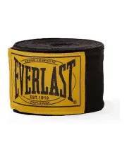 [Everlast] 1910 180" Hand Wraps Black